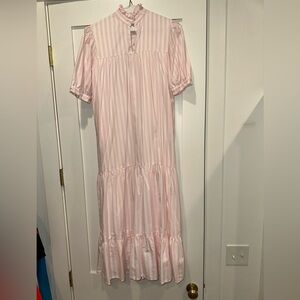 Sale Parc Pink Stripe Dress size XS *perfect for Easter*